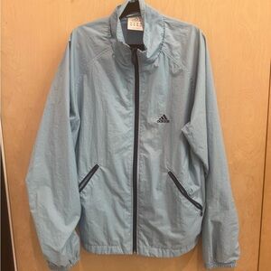 Adidas Sky Blue Windbreaker